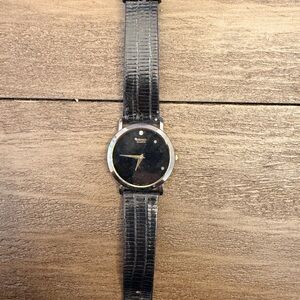 Seiko Black and Gold Men's Watch